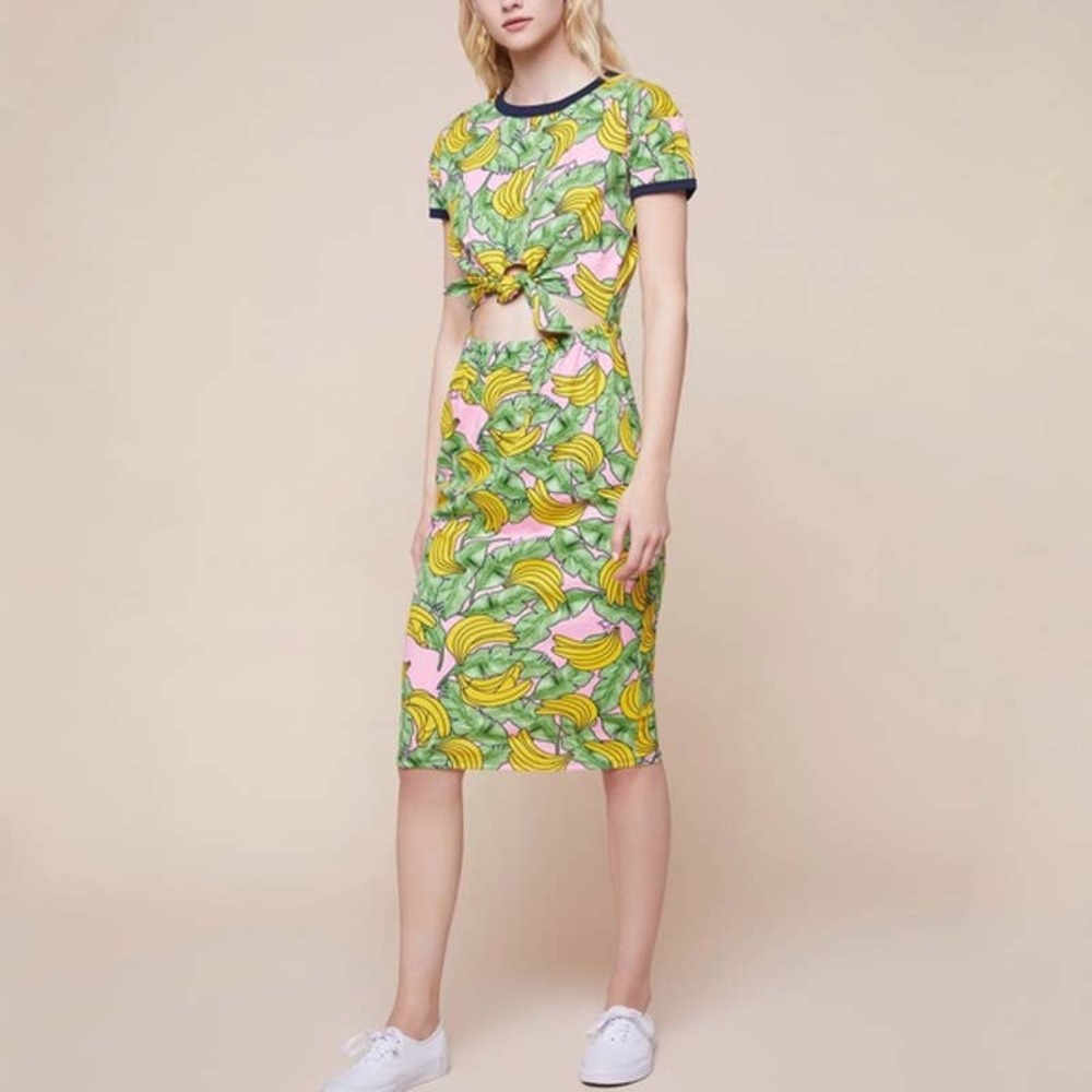 JUICY COUTURE l Banana Cut Out Midi Dress - Picture 6 of 9